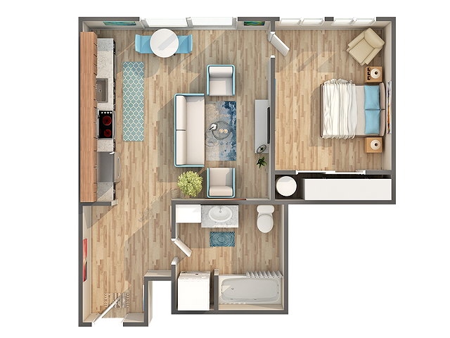 Noba - Washington 1-416 floor plan